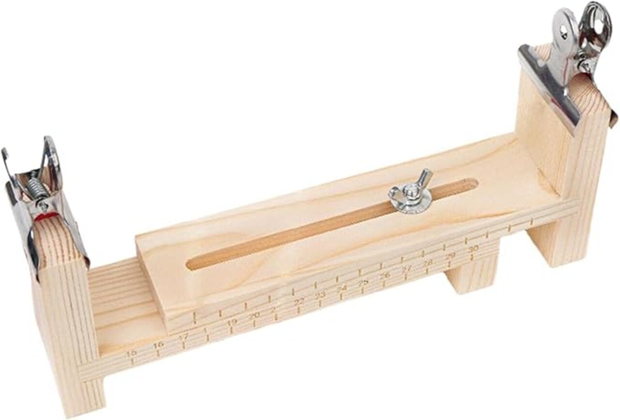 Adjustable Wooden Paracord Jig Bracelet Maker Kit - 5D DIY Bracelet Braiding & Weaving Tool Set - 8-13" Scaled Wooden Frame with Knotter Tools - Arts & Crafts Gift for Adults